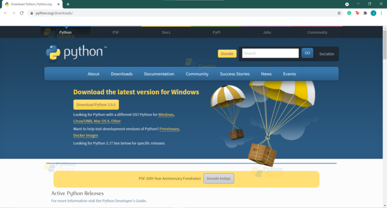 Python Installation Guide Install Python In Easy Steps Python Geeks Python Installation Guide Install Python In Easy Steps Python Geeks