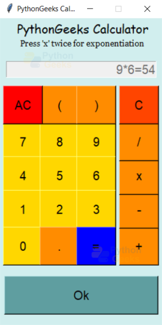 Create A Simple Calculator In Python Python Geeks 7693