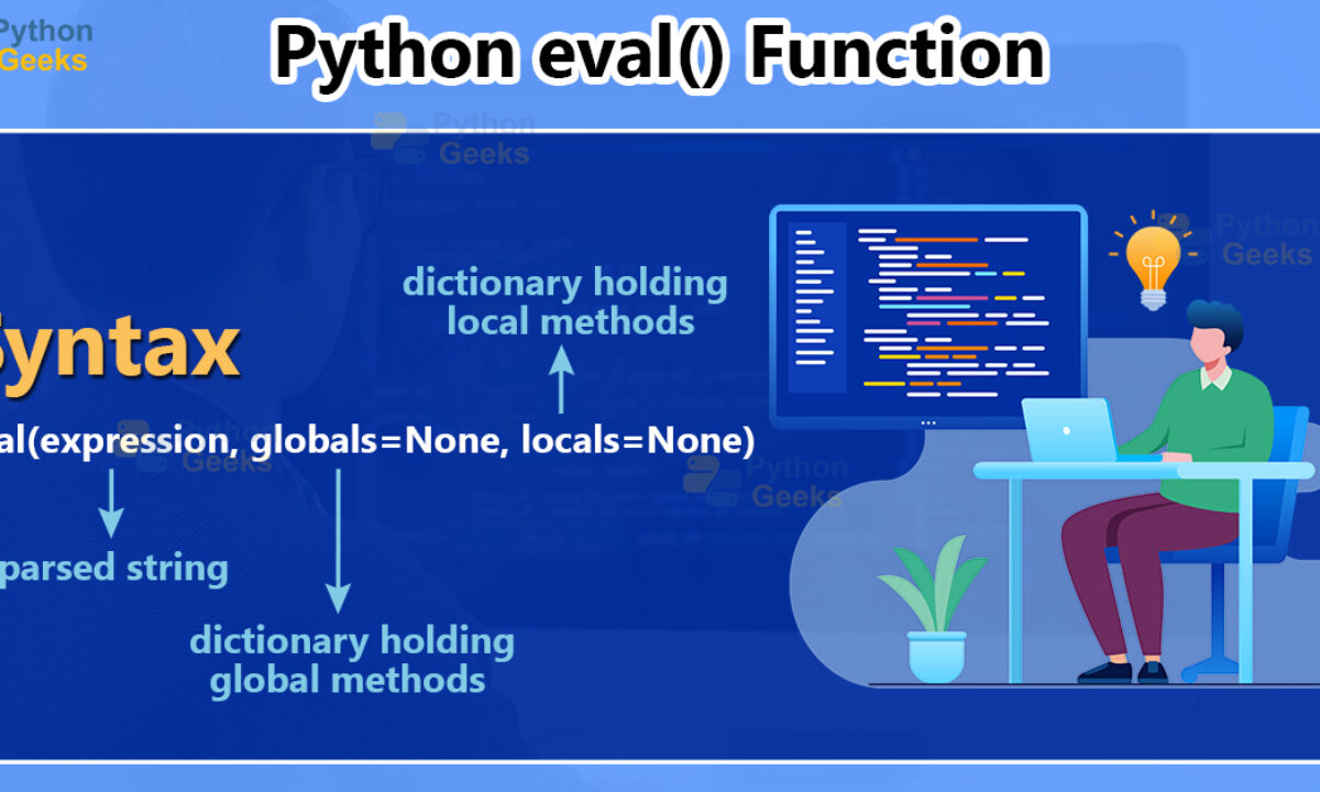 Python eval Function with Examples Python Geeks