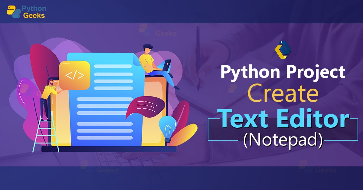 how to simple python text editor