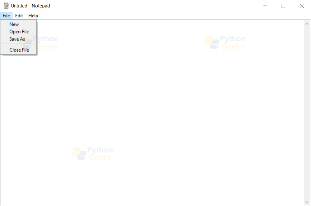 windows python text editor