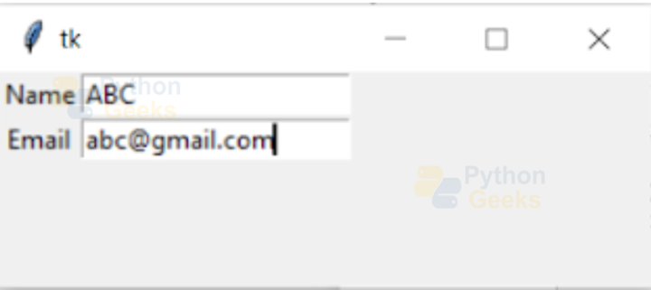 GUI Programming in Python - Python Geeks